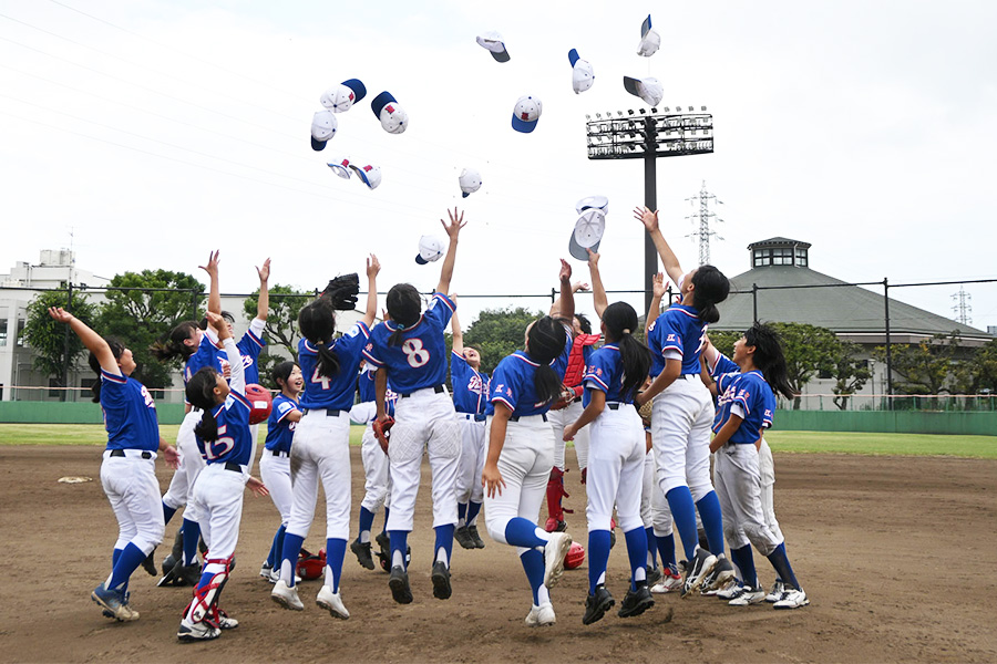 都大会を制し「NPBガールズトーナメント」に出場のオール江東女子【写真：フィールドフォース提供】