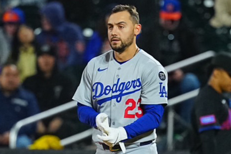 ドジャースのマイケル・コンフォート【写真:荒川祐史】