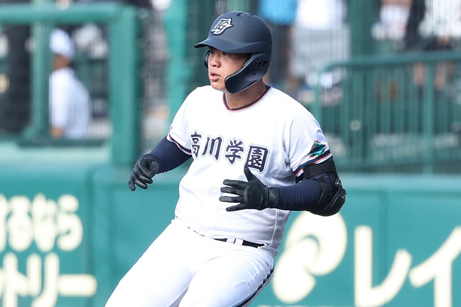 高川学園・遠矢文太【写真：加治屋友輝】