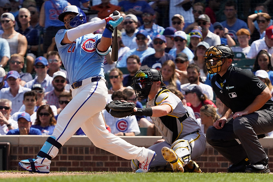 パイレーツ戦に出場したカブス・鈴木誠也【写真:ロイター】