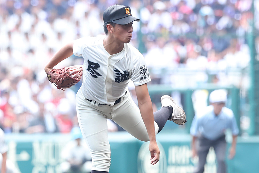 尽誠学園・廣瀬賢汰【写真：加治屋友輝】