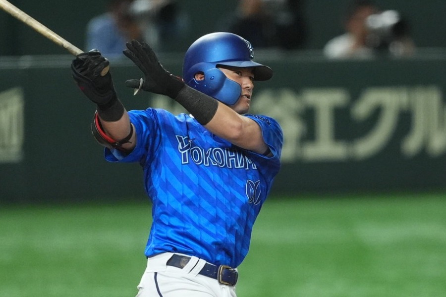 DeNA・林琢真【写真：小林靖】