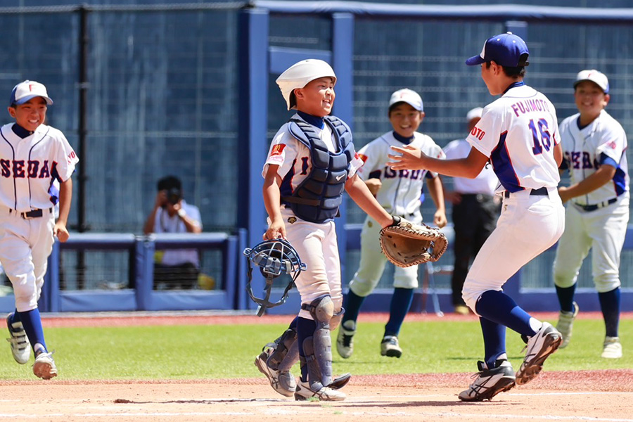 決勝進出を果たした伊勢田ファイターズ【写真：小池義弘】