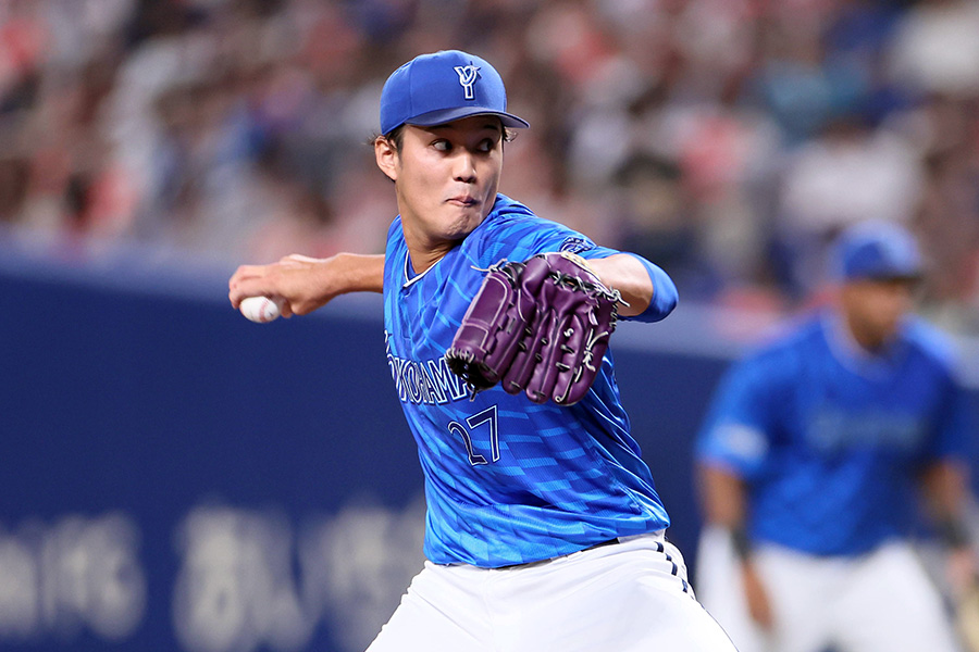 中日戦に登板したDeNA・藤浪晋太郎【写真提供：産経新聞社】