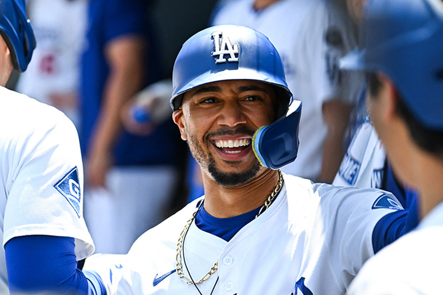 パドレス戦に出場したドジャースのムーキー・ベッツ【写真：ロイター】