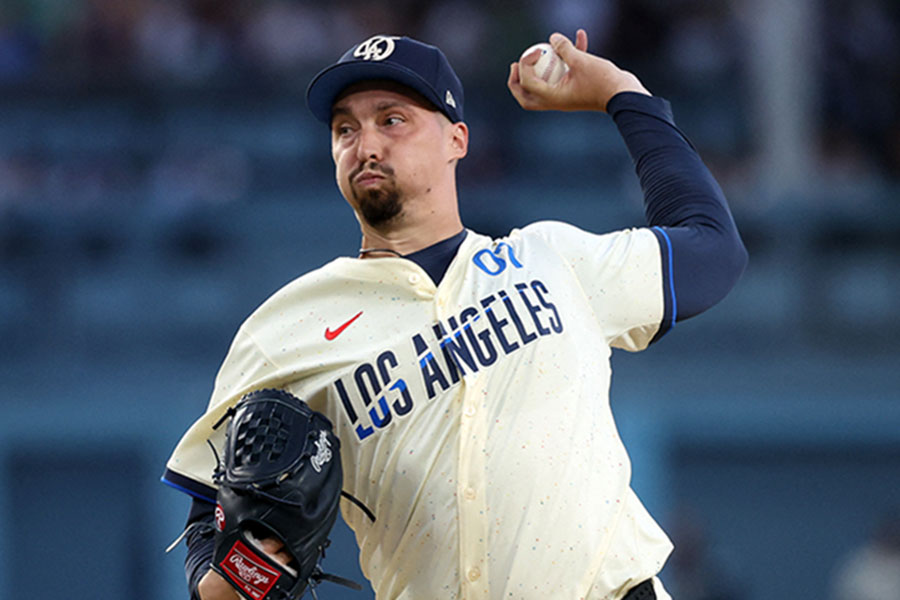 ドジャースのブレイク・スネル【写真：ロイター】