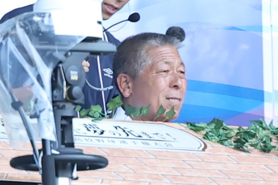 関東第一と日大三で指揮を執った小倉全由元監督【写真:加治屋友輝】