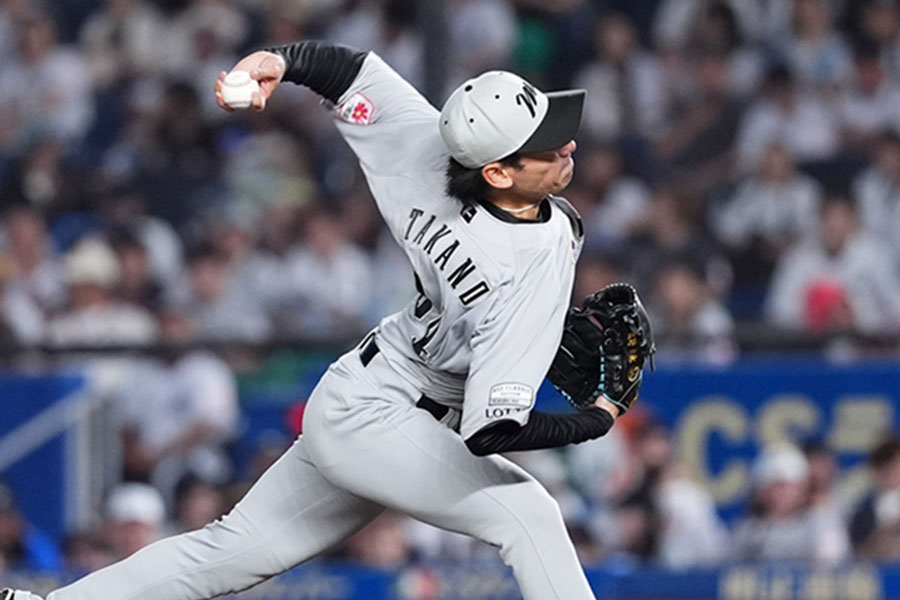 ロッテ・高野脩汰【写真：小林靖】