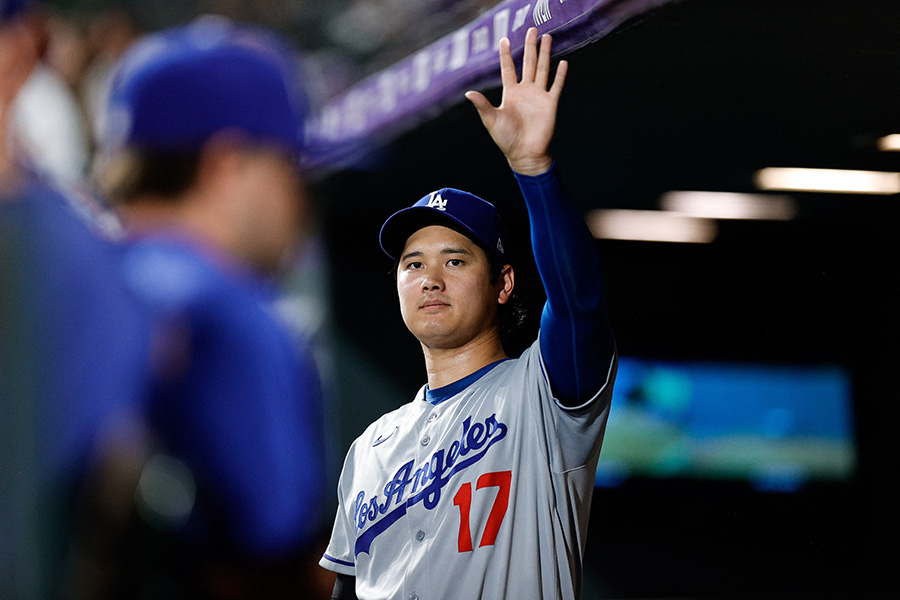 ロッキーズ戦に出場したドジャース・大谷翔平【写真：ロイター】