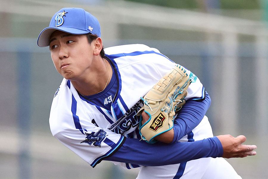 DeNA・深沢鳳介（写真は2024年2月）【写真提供：産経新聞社】