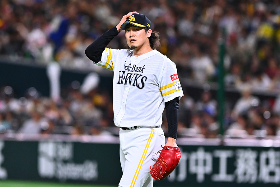 ソフトバンク・杉山一樹【写真：古川剛伊】