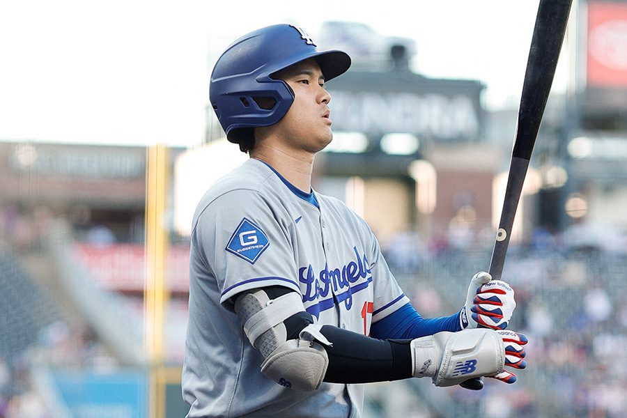 ロッキーズ戦に出場したドジャース・大谷翔平【写真：ロイター】