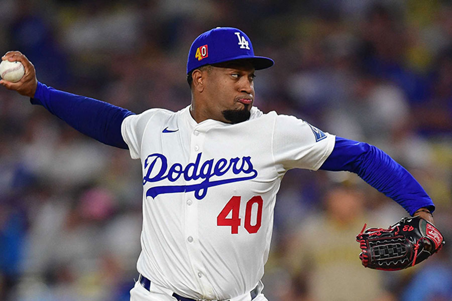 ドジャースのアレクシス・ディアス【写真：ロイター】