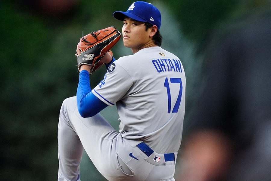 ロッキーズ戦に登板したドジャース・大谷翔平【写真:ロイター】