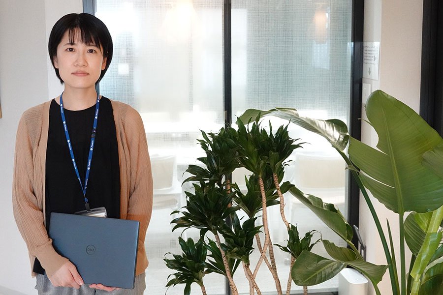 メニコン研究員の平田ひかる氏【写真:編集部】
