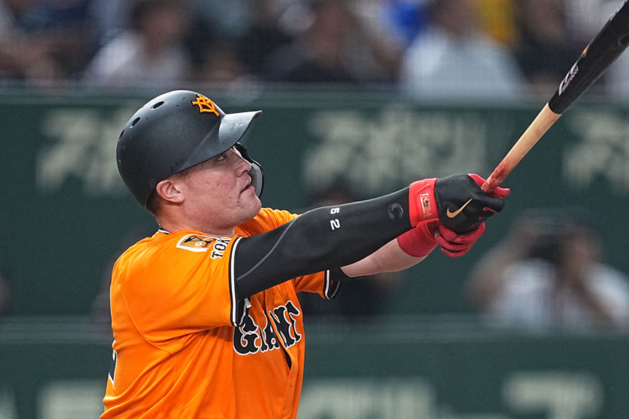 7号3ランを放った巨人・リチャード【写真：イワモトアキト】