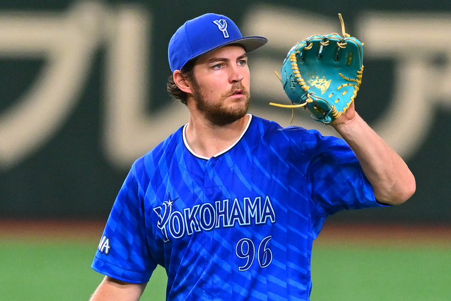DeNAのトレバー・バウアー【写真：古川剛伊】