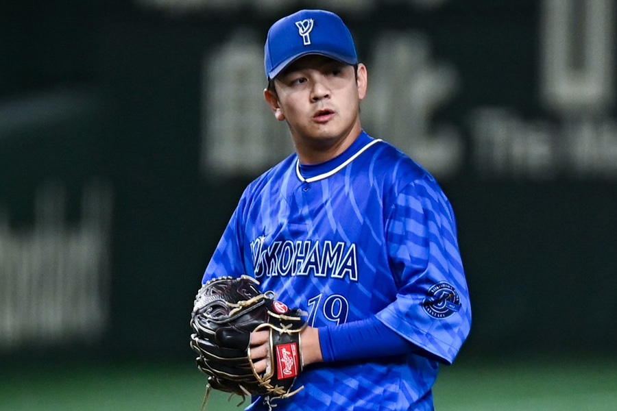 DeNA・山崎康晃【写真：中戸川知世】