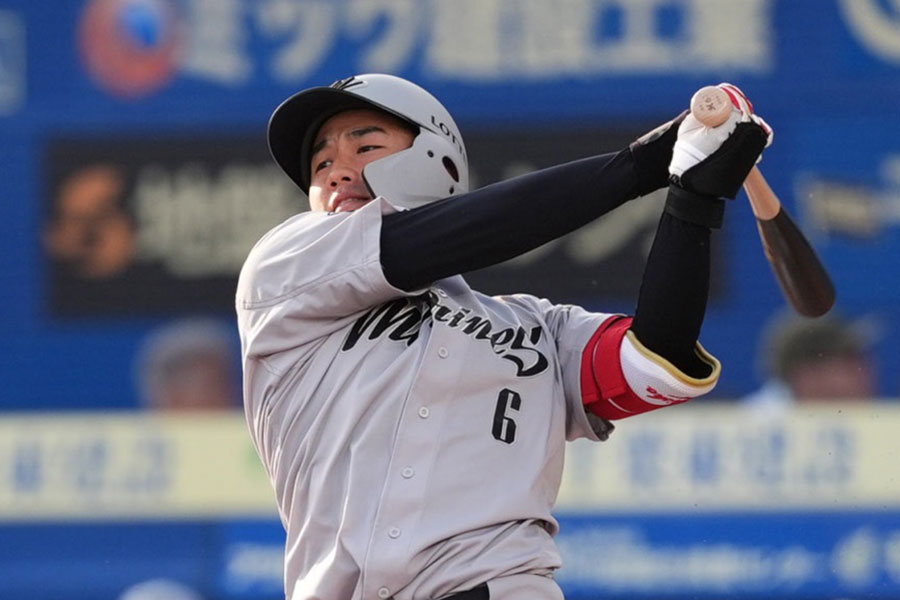 ロッテ・西川史礁【写真:小林靖】