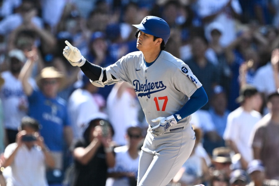45号を放ったドジャース・大谷翔平【写真：アフロ】