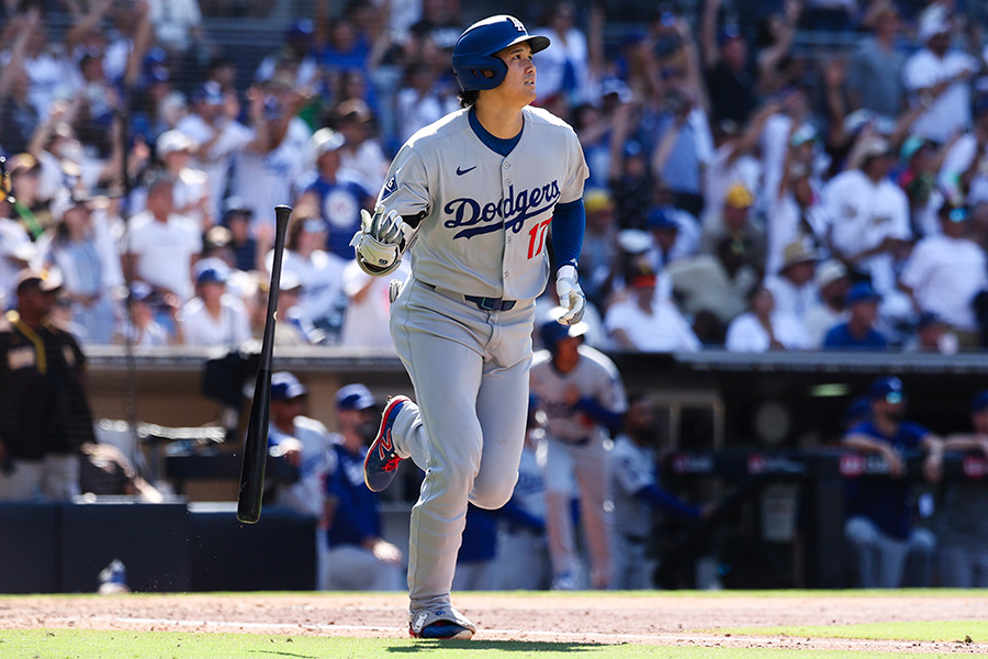 45号を放ったドジャース・大谷翔平【写真：アフロ】