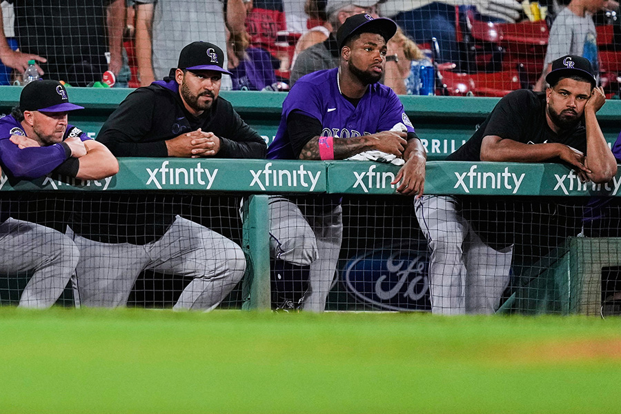 ポストシーズン進出の可能性が消滅したロッキーズ【写真：アフロ】