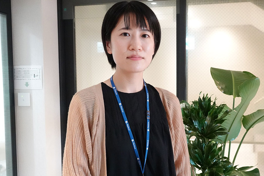 メニコン研究員の平田ひかる氏【写真：編集部】