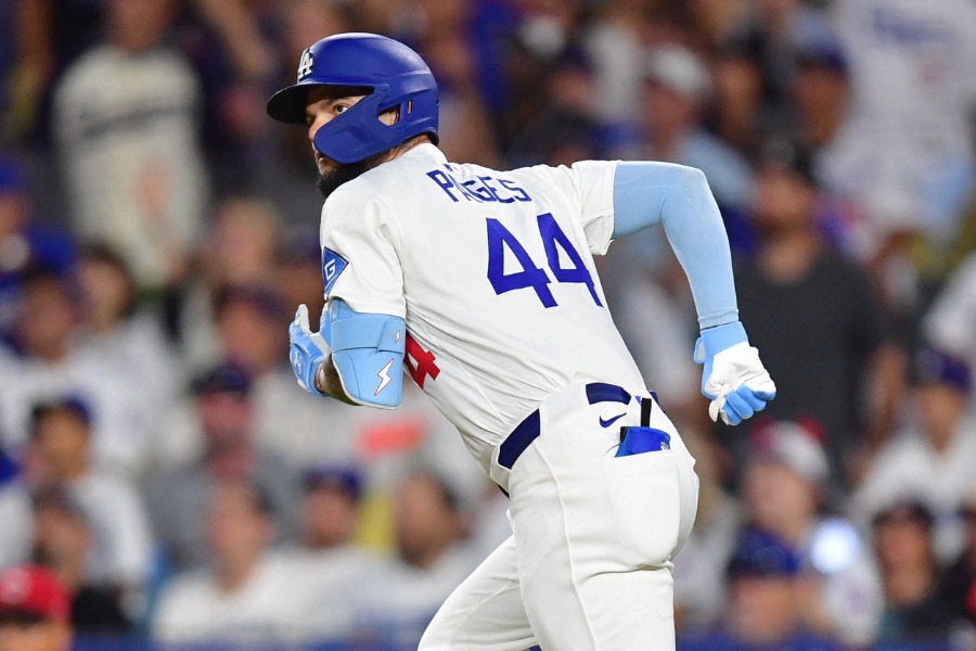 レッズ戦に出場したドジャースのアンディ・パヘス【写真：ロイター】