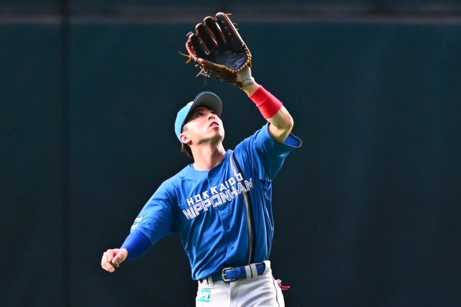 日本ハム・五十幡亮汰【写真：古川剛伊】