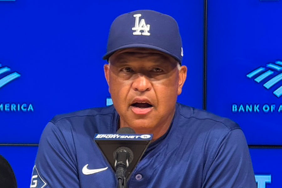 ドジャースのデーブ・ロバーツ監督【写真：上野明洸】