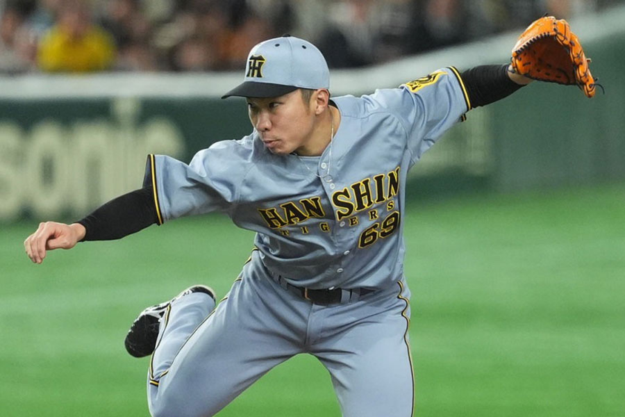 阪神・石井大智【写真：小林靖】