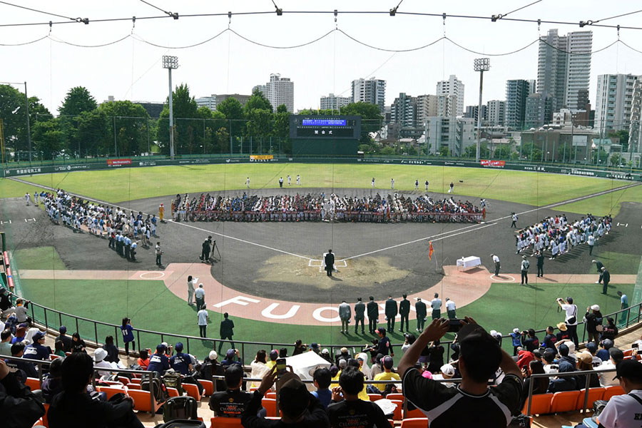 全日本学童東京都予選には49支部2チームが参加した【写真：フィールドフォース提供】