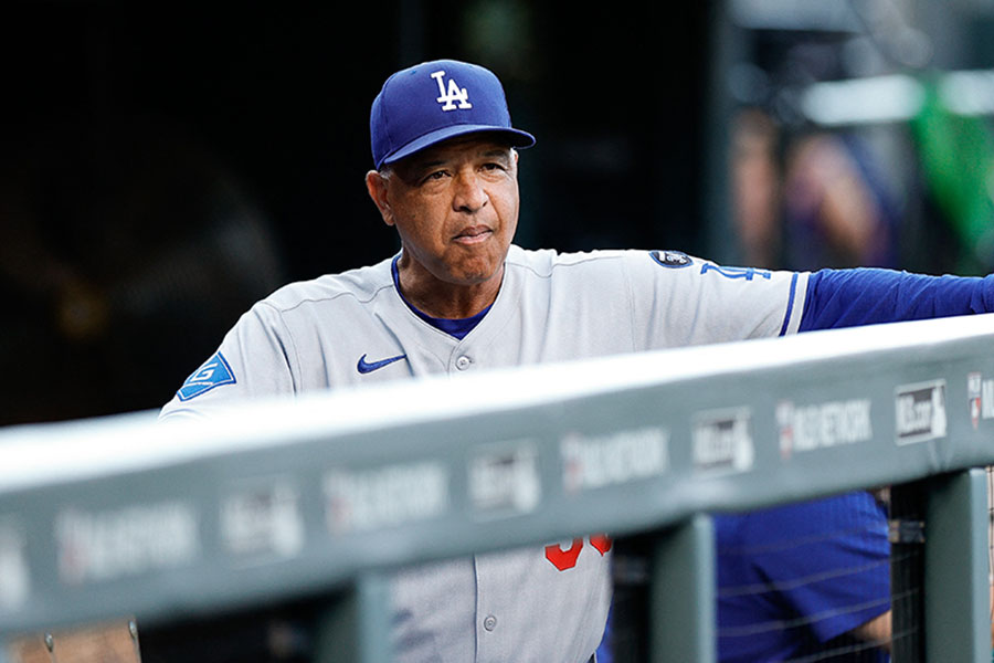 ドジャースのデーブ・ロバー監督【写真：ロイター】