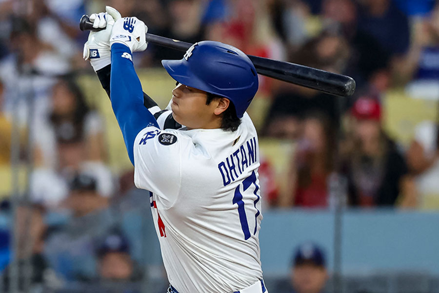 レッズ戦に出場したドジャース・大谷翔平【写真:ロイター】