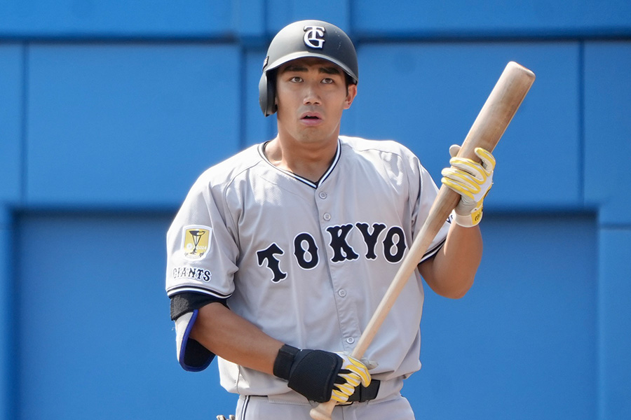 巨人・三塚琉生【写真：町田利衣】