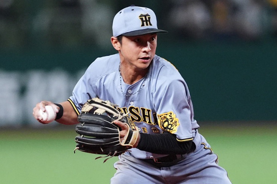 阪神・熊谷敬宥【写真：小林靖】