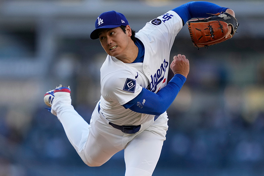 レッズ戦に登板したドジャース・大谷翔平【写真：アフロ】