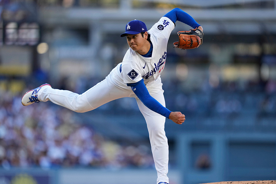 レッズ戦に登板したドジャース・大谷翔平【写真：アフロ】