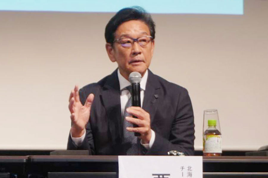 パネルディスカッションに参加した栗山英樹氏【写真：尾辻剛】