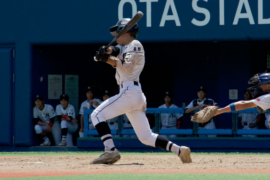 中野リトルシニア・出川新大【写真：磯田健太郎】