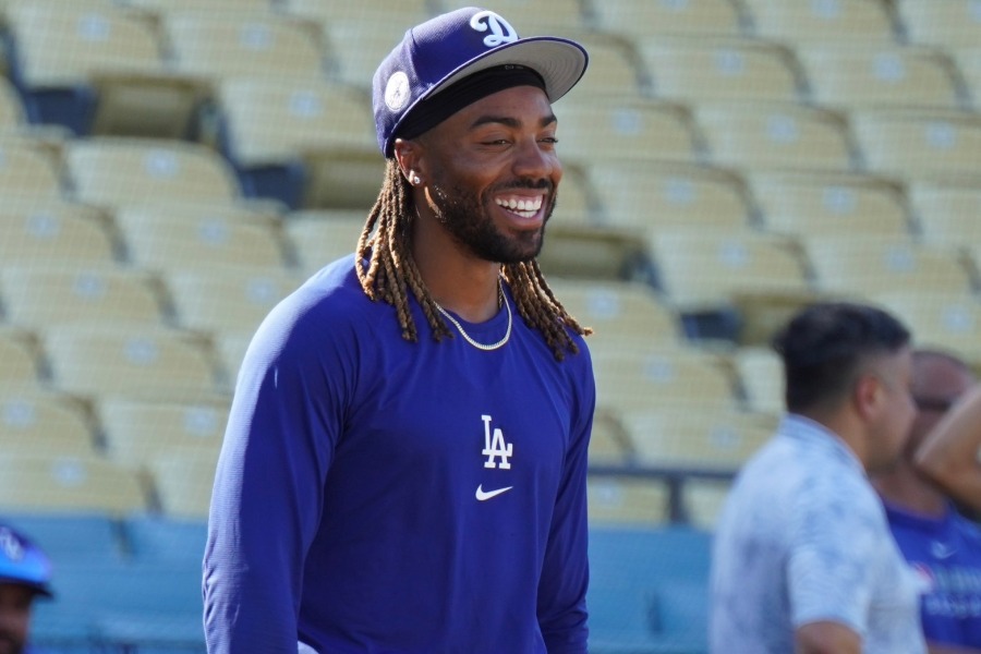 メジャー初昇格を掴んだドジャースのジャスティン・ディーン【写真：上野明洸】