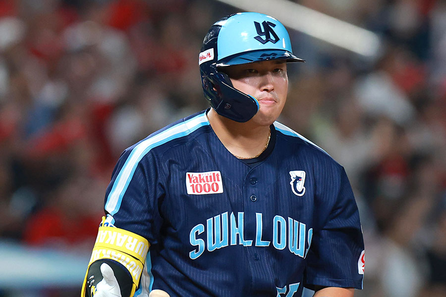 14号本塁打を放ったヤクルト・村上宗隆【写真提供：産経新聞社】