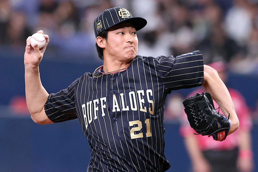 オリックス・山崎颯一郎【写真:栗木一考】