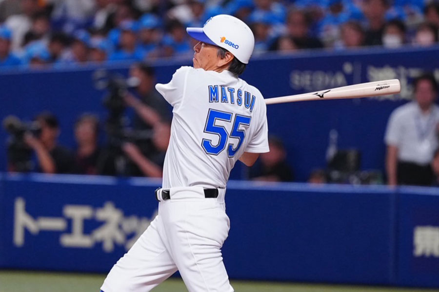 イチロー選抜の4番を務めた松井秀喜氏【写真：荒川祐史】