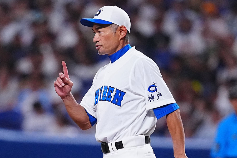 完封勝利を収めたイチロー氏【写真：荒川祐史】