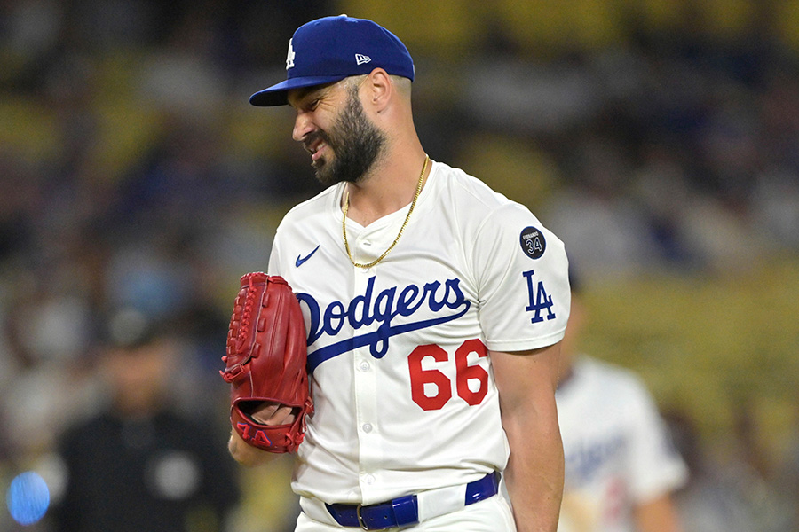 ドジャースのタナー・スコット【写真：アフロ】
