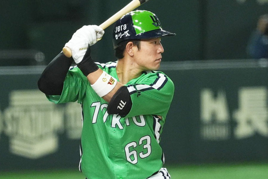 ヤクルト・増田珠【写真：小林靖】