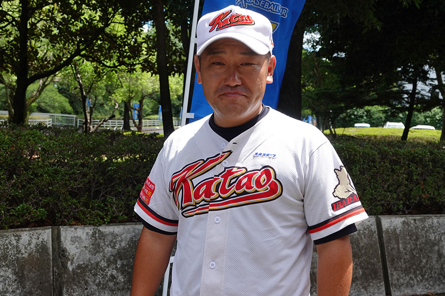 嘉田生野球スポーツ少年団：谷中俊介監督【写真：編集部】