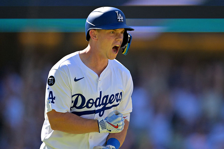 Dバックス戦でサヨナラ本塁打を放ったドジャースのウィル・スミス【写真：ロイター】