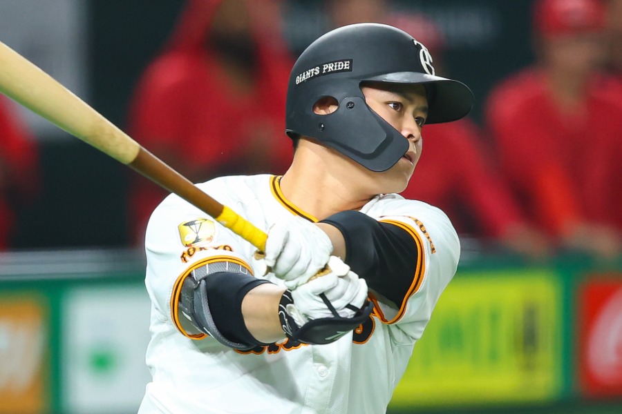 巨人・中山礼都【写真：加治屋友輝】